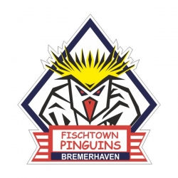 Fischtown Pingiuins - Aufkleber - Logo - XXL 40 x 43cm - farbig