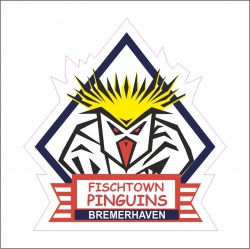 Fischtown Pinguins - Aufkleber - FARBIG / outdoor / 75x79mm / glänzend